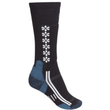 Point6 Ski/Snow Socks - Merino Wool, Over-the-Calf (For Women) in Black - 2nds