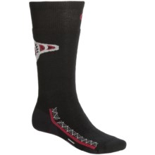 Point6 Snowboard Orca Socks - Merino Wool, Over-the-Calf (For Men and Women) in Black - 2nds