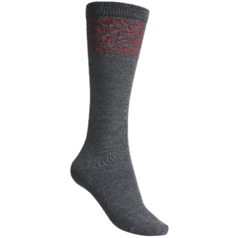 Point6 Storm Extra Light Socks - Merino Wool, Over-the-Calf (For Women) in Grey