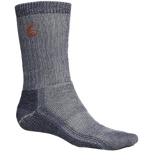 Point6 Trekking Core Socks - Merino Wool Blend, Heavyweight, Crew (For Men and Women) in Natural/Navy - 2nds