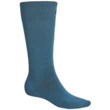 Point6 Ultralight Ski Socks - Merino Wool, Over-the-Calf (For Men and Women) in Teal - 2nds