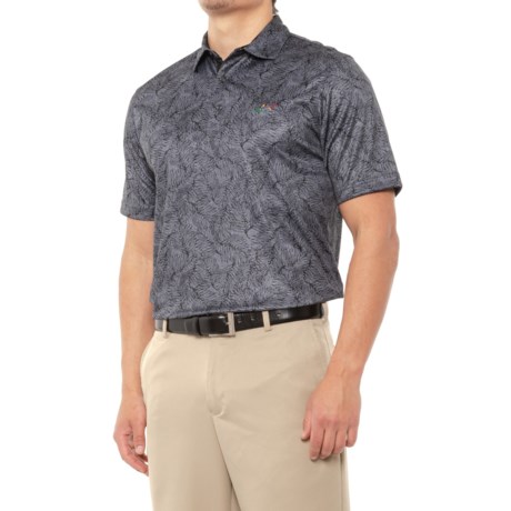 Greg Norman Polo Shirt - Short Sleeve (For Men) - BLACK (XL )