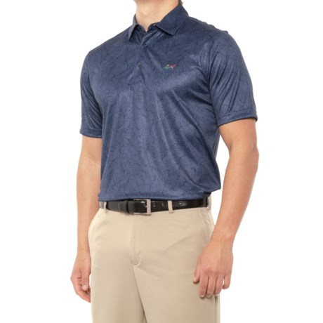Greg Norman Polo Shirt - Short Sleeve (For Men) - NAVY (M )