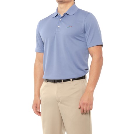 Greg Norman Polo Shirt - Short Sleeve (For Men) - RAIN (L )