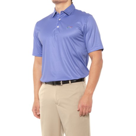 Greg Norman Polo Shirt - Short Sleeve (For Men) - WATER BLUE (L )