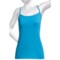 Polyester Knit Camisole - Shelf Bra (For Women) in Turquoise