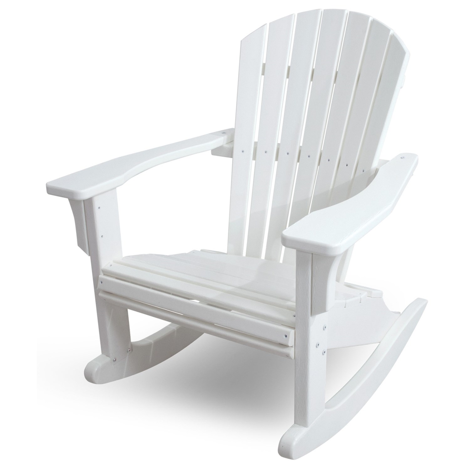 Polywood Seashell Adirondack Rocking Chair - Save 31%