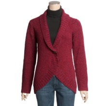 POP Cardigan Sweater - Shawl Collar (For Women) in Cinnamon - Closeouts