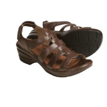 Portlandia Carmel Sandals - Leather (For Women) in Chocolate - Closeouts