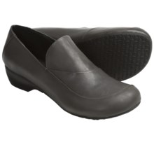 Portlandia Free Shoes - Leather, Slip-Ons (For Women) in Grey Burnished - Closeouts