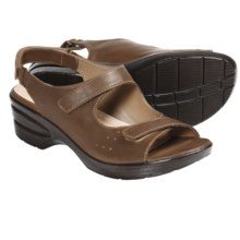 Portlandia Hillsdale Sandals - Leather (For Women) in Tan - Closeouts