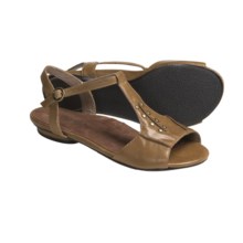 Portlandia Manzanita T-Strap Sandals - Leather (For Women) in Tan - Closeouts