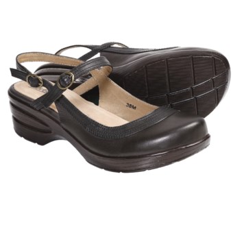 Portlandia Multnomah Mary Jane Clogs - Leather (For Women) in Chocolate