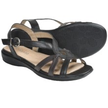 Portlandia Tuscany Sandals - Leather (For Women) in Black Multi - Closeouts