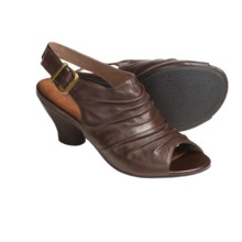 Portlandia Verona Sling-Back Sandals - Leather (For Women) in Chocolate - Closeouts