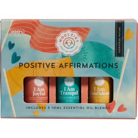 Woolzies Positive Affirmations Essential Oils Pack - 3-Pack, 1.4 oz. - MULTI ( )