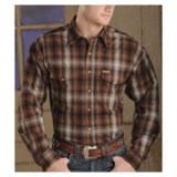 Powder River Outfitters Bandera Plaid Shirt - Long Sleeve (For Big and Tall Men)