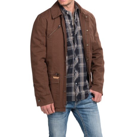 Powder River Outfitters Billings Snow Washed Canvas Coat For Men