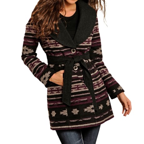 Powder River Outfitters Button Up Coat For Women
