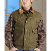 Powder River Outfitters Holbrook Vest - Wool Blend (For Men) in Olive - Closeouts