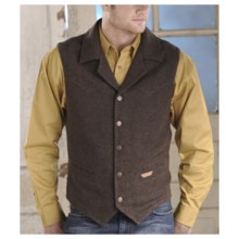Powder River Outfitters Idaho Vest - Wool Tweed (For Men) in Brown - Closeouts