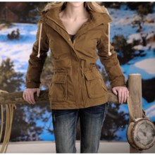 Powder River Outfitters Paxton Twill Jacket (For Women) in Camel - Closeouts