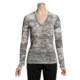 prAna Anna V-Neck Shirt - Vintage Burnout Dyed, Long Sleeve (For Women)