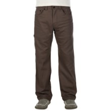 prAna Bronson Pants - Stretch Cotton (For Men) in Brown - Closeouts