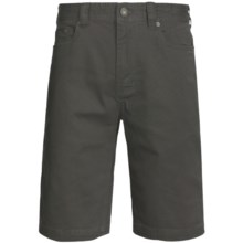prAna Bronson Shorts - Stretch Cotton (For Men) in Charcoal - Closeouts