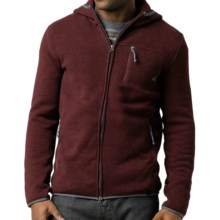 prAna Bryce Sweater - Fleece (For Men) in Eggplant - Closeouts