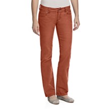prAna Canyon Stretch Cotton Corduroy Pants - 5-Pocket (For Women) in Rust - Closeouts