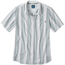 prAna Carillo Shirt - Organic Cotton, Short Sleeve (For Men) in Blue - Closeouts