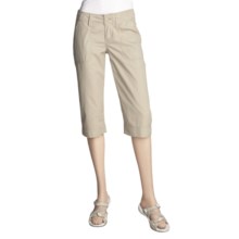 prAna Chino Knicker Shorts - Organic Cotton (For Women) in Stone - Closeouts