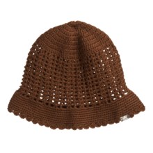 prAna Crochet Hat (For Women) in Espresso - Closeouts