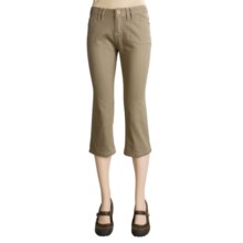 prAna Deena Capri Pants - Cotton-Rich (For Women) in Taupe - Closeouts