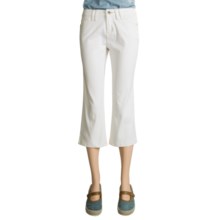 prAna Deena Capri Pants - Cotton-Rich (For Women) in White - Closeouts