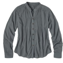 prAna Eloise Shirt - Slub Cotton (For Women) in Gravel - Closeouts