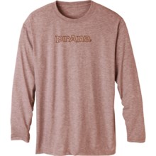 prAna Heathered High-Performance Shirt - Long Sleeve (For Men) in Picante Totem - Closeouts