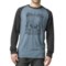 prAna Heathered Raglan Shirt - Long Sleeve (For Men) in Agean Namaste