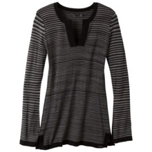 prAna Ingrid Tunic Shirt - Long Sleeve (For Women) in Gravel - Closeouts