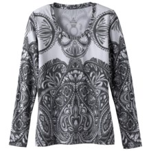 prAna Jessie Shirt - Long Sleeve (For Women) in White - Closeouts