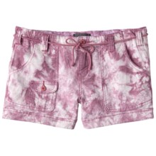 prAna Justine Shorts - Stretch Linen-Cotton (For Women) in Rose - Closeouts
