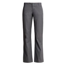 prAna Lizzy Stretch Pants - Cotton Canvas (For Women) in Pewter - Closeouts