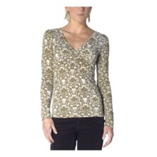 prAna Lori Burnout Shirt - Long Sleeve (For Women) in Hazel - Closeouts