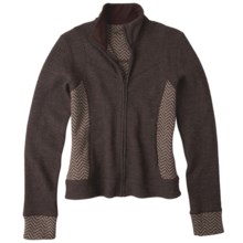 prAna Maura Jacket - Wool Blend, Full Zip (For Women) in Espresso - Closeouts
