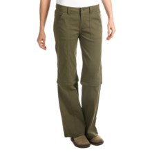 prAna Monarch Convertible Pants - Stretch Nylon (For Women) in Cargo Green - Closeouts