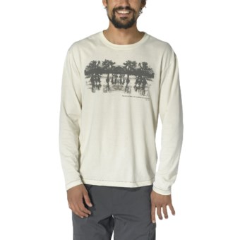 prAna Reflection T-Shirt - Organic Cotton, Long Sleeve (For Men) in Stone
