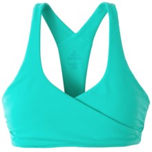 prAna Savari Chakara High-Performance Bra Top - Low Impact (For Women) in Waterfall - Closeouts