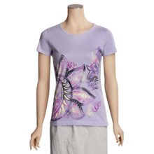 prAna Soul T-Shirt - Organic Cotton Jersey, Short Sleeve (For Women) in Lavender - Closeouts