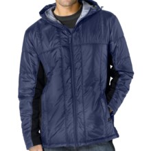 prAna Stinger Hybrid Hoodie Jacket - Insulated (For Men) in Sea Blue - Closeouts
